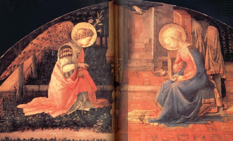 Fra Filippo Lippi Details of The Annunciation china oil painting image